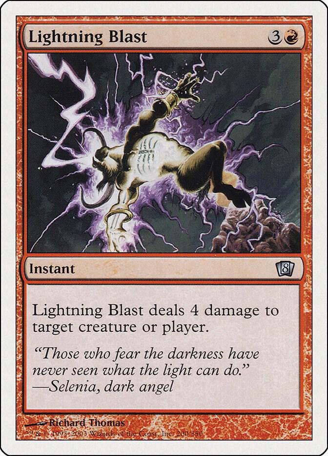 Lightning Blast 200 (8th Edition)  - Foil | Good Games Adelaide SA