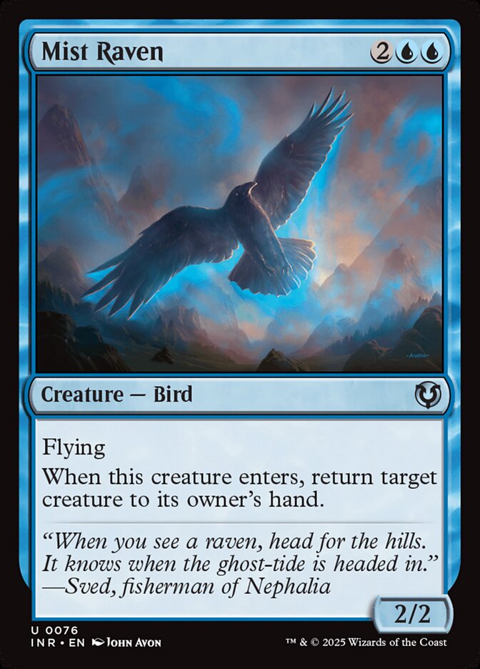 Mist Raven 76 (Innistrad Remastered)  - Foil | Good Games Adelaide SA