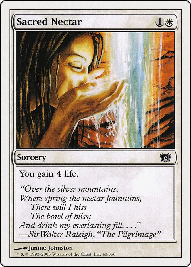 Sacred Nectar 40 (8th Edition)  - Foil | Good Games Adelaide SA