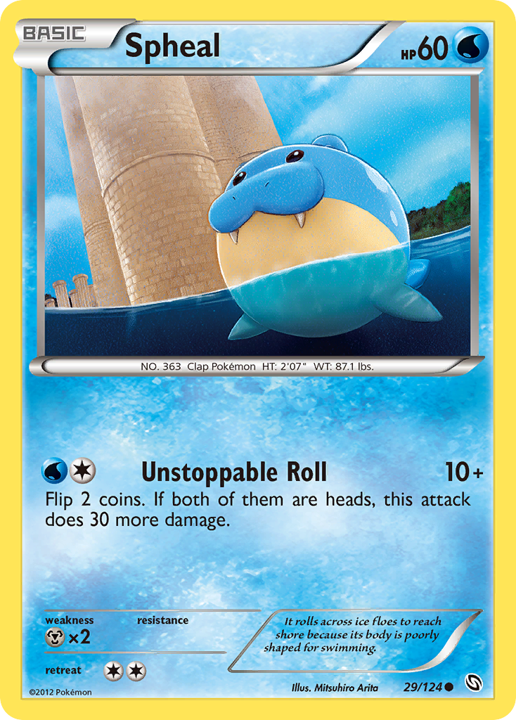 Spheal (29/124) [Black & White: Dragons Exalted] | Good Games Adelaide SA