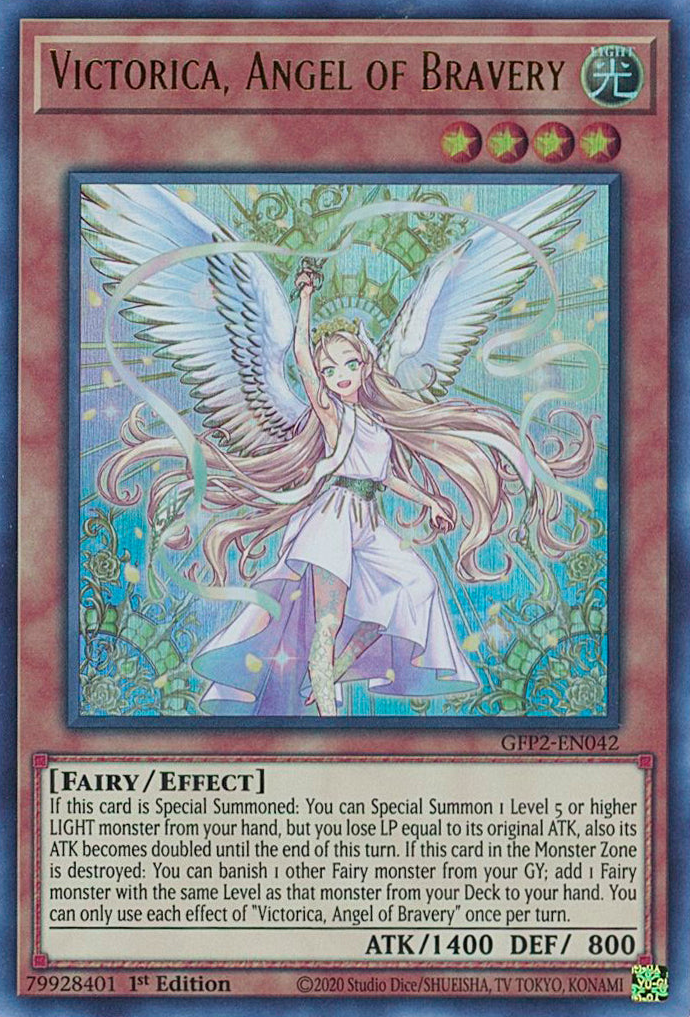 Victorica, Angel of Bravery [GFP2-EN042] Ultra Rare | Good Games Adelaide SA
