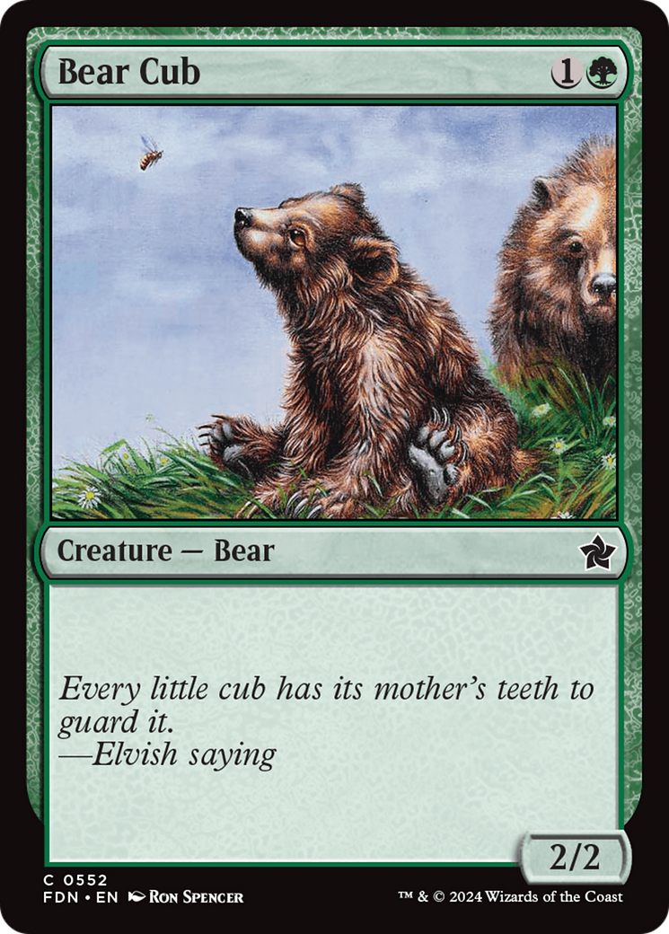 Bear Cub [Foundations] | Good Games Adelaide SA