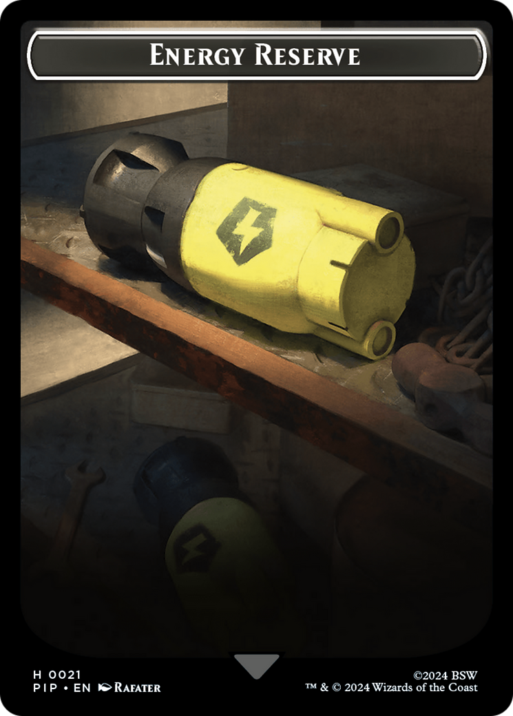 Energy Reserve // Settlement Double-Sided Token [Fallout Tokens] | Good Games Adelaide SA