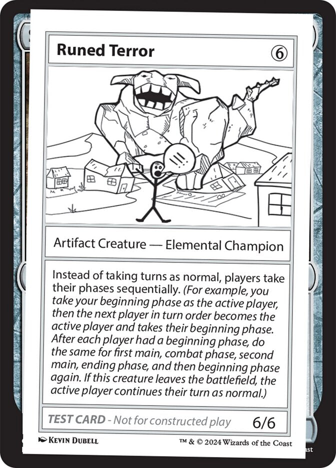 Runed Terror  (Mystery Booster 2 Playtest Cards)  | Good Games Adelaide SA