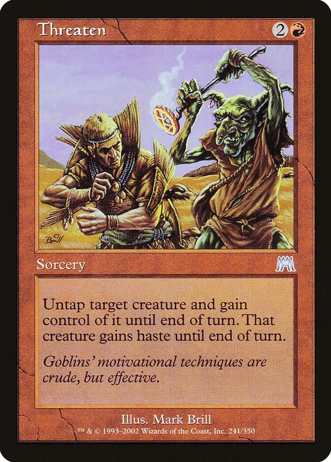 Threaten 241 (Onslaught)  - Foil | Good Games Adelaide SA