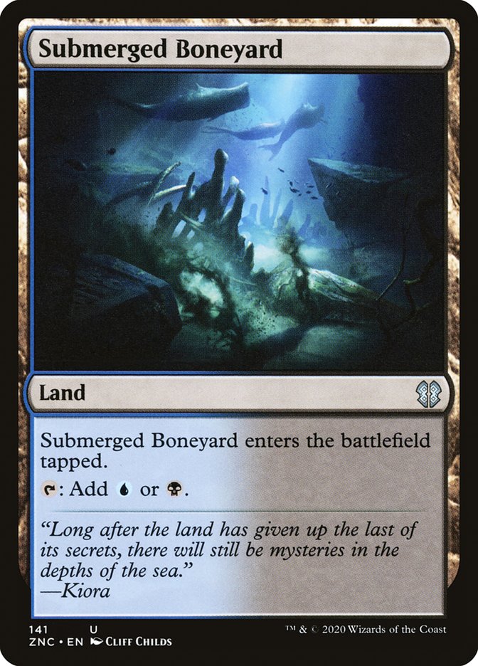 Submerged Boneyard 141 (Commander: Zendikar Rising)  | Good Games Adelaide SA