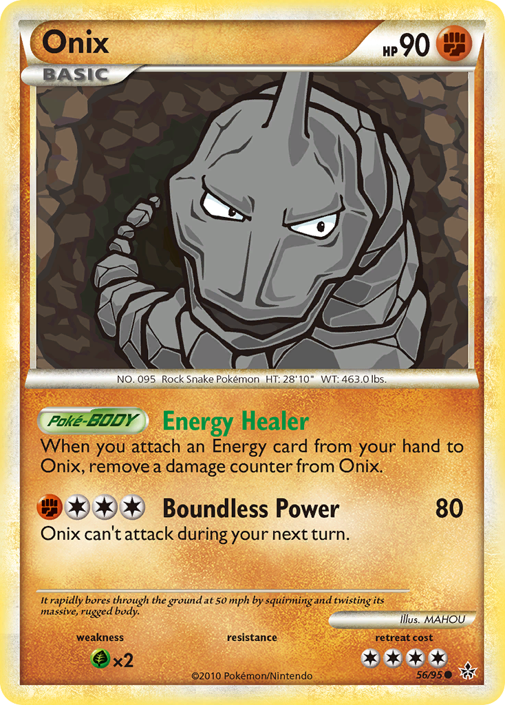 Onix (56/95) [HeartGold & SoulSilver: Unleashed] | Good Games Adelaide SA