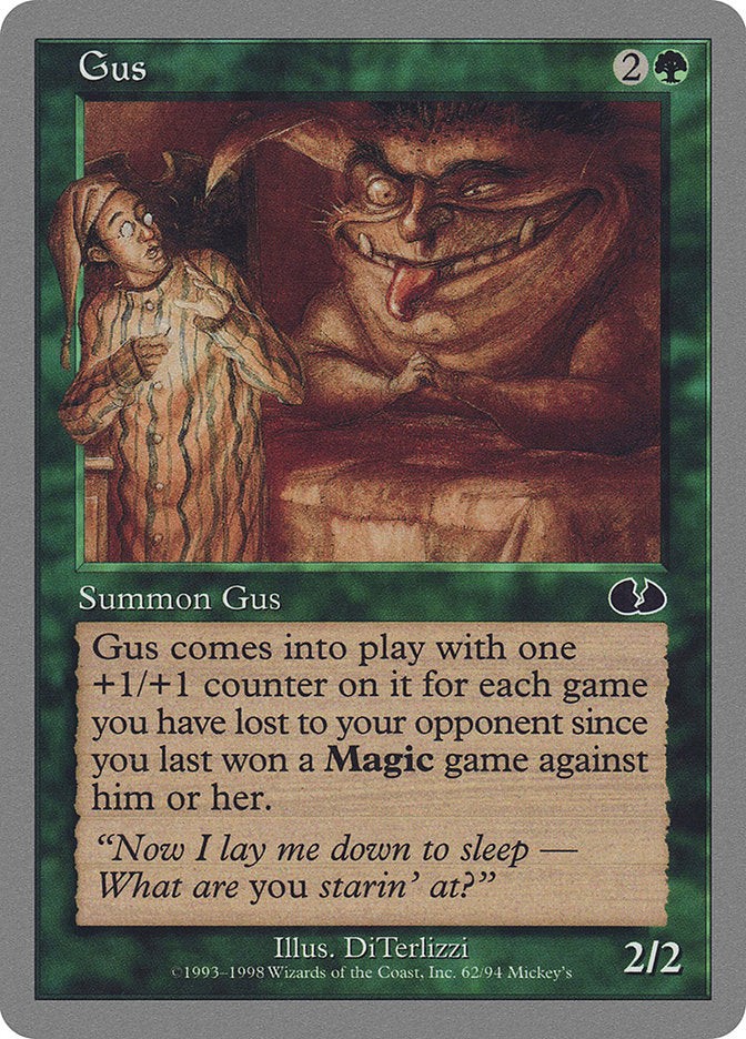 Gus 62 (Unglued)  | Good Games Adelaide SA
