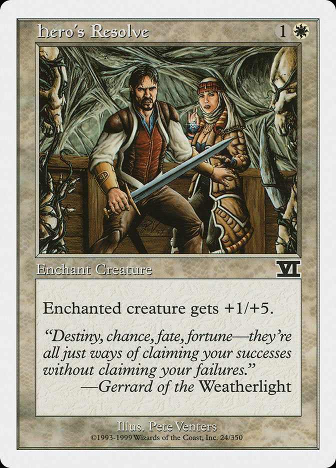 Hero's Resolve 24 (Classic Sixth Edition)  | Good Games Adelaide SA