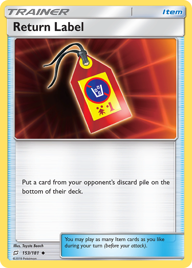 Return Label (153/181) [Sun & Moon: Team Up] | Good Games Adelaide SA
