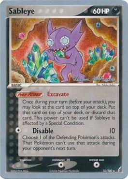 Sableye (10/100) (Intimidation - Tristan Robinson) [World Championships 2008] | Good Games Adelaide SA