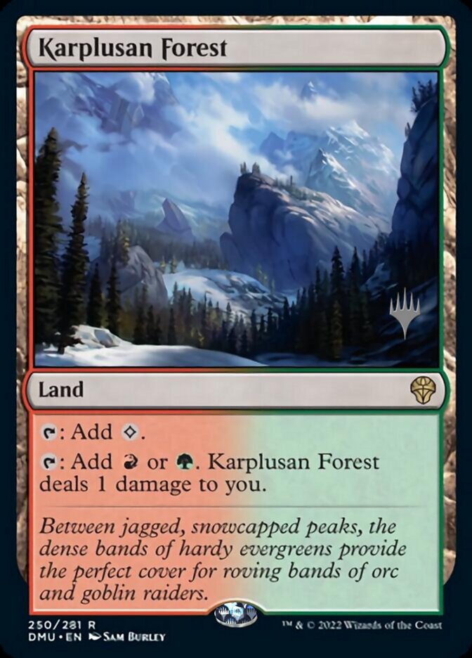 Karplusan Forest (Promo Pack) [Dominaria United Promos] | Good Games Adelaide SA