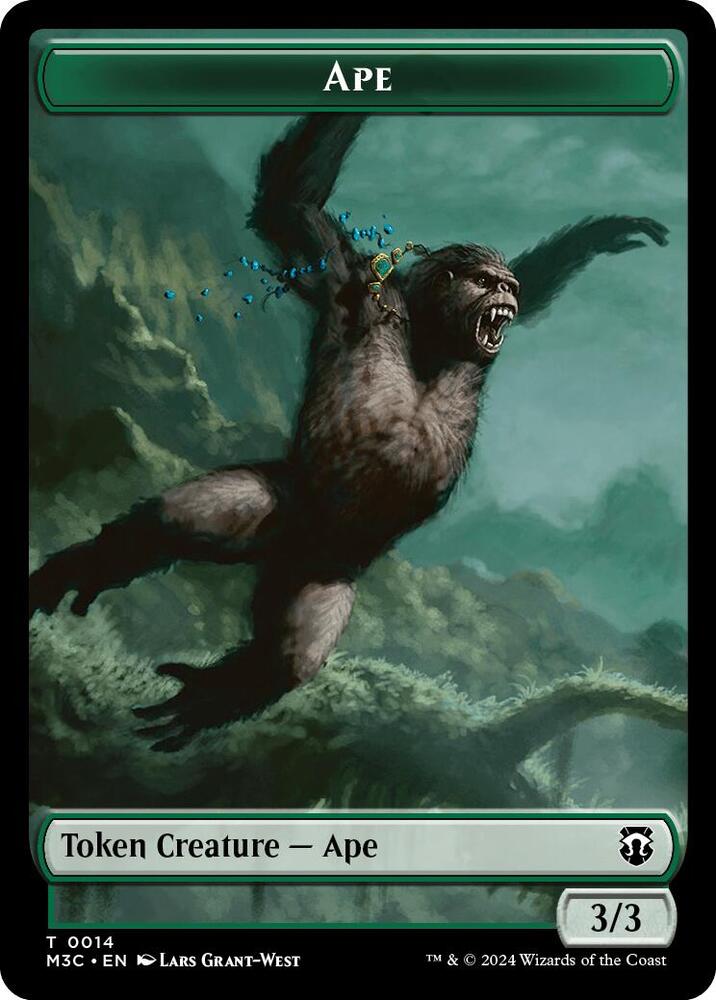 Ape Plant Double Sided Token 14 // 26 (Commander: Modern Horizons 3)  | Good Games Adelaide SA
