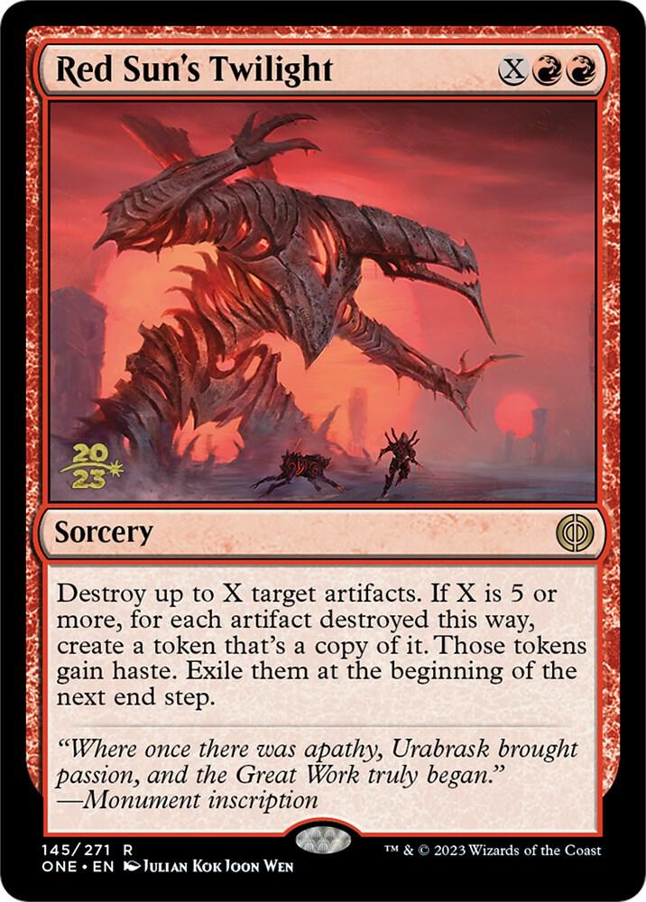 Red Suns Twilight 145 (Prerelease Cards)  - Foil | Good Games Adelaide SA