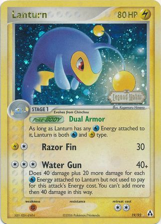 Lanturn (19/92) (Stamped) [EX: Legend Maker] | Good Games Adelaide SA