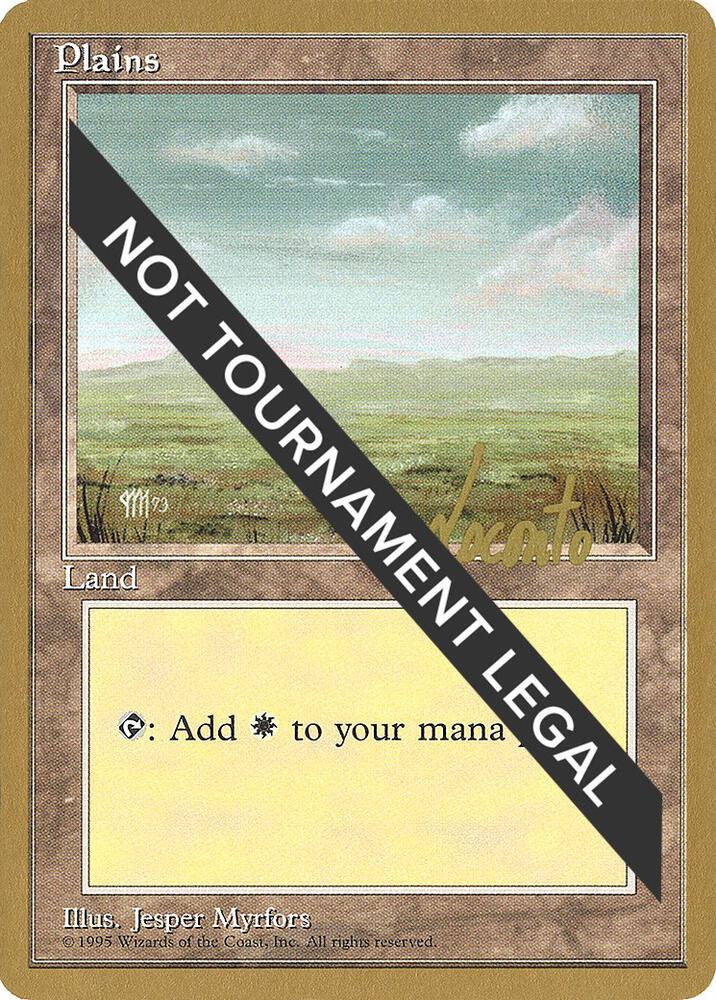 Plains C 1996 Michael Loconto 4ED  (World Championship Decks)  | Good Games Adelaide SA