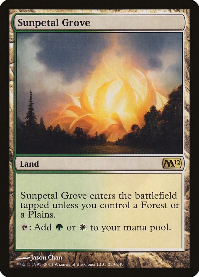 Sunpetal Grove 229 (Magic 2012 (M12))  - Foil | Good Games Adelaide SA