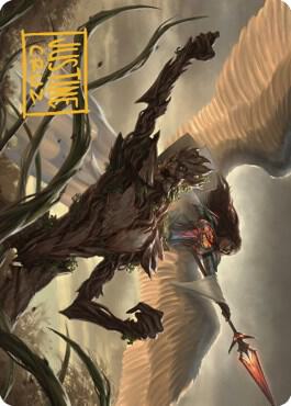 Strength of the Coalition Art Card Gold Stamped Signature 41 (Art Series: Dominaria United)  | Good Games Adelaide SA