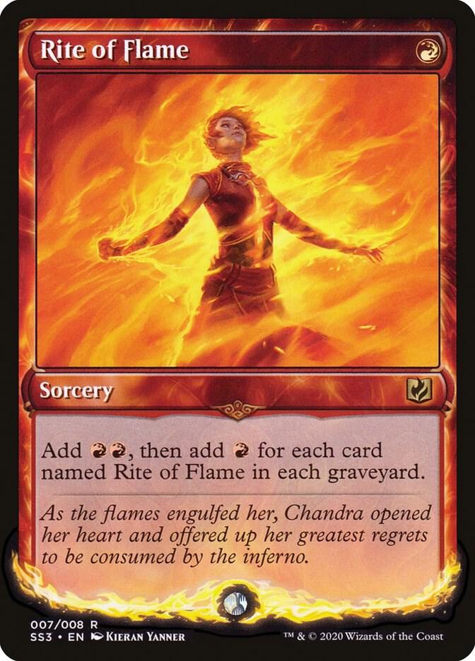 Rite of Flame 7 (Signature Spellbook: Chandra)  - Foil | Good Games Adelaide SA