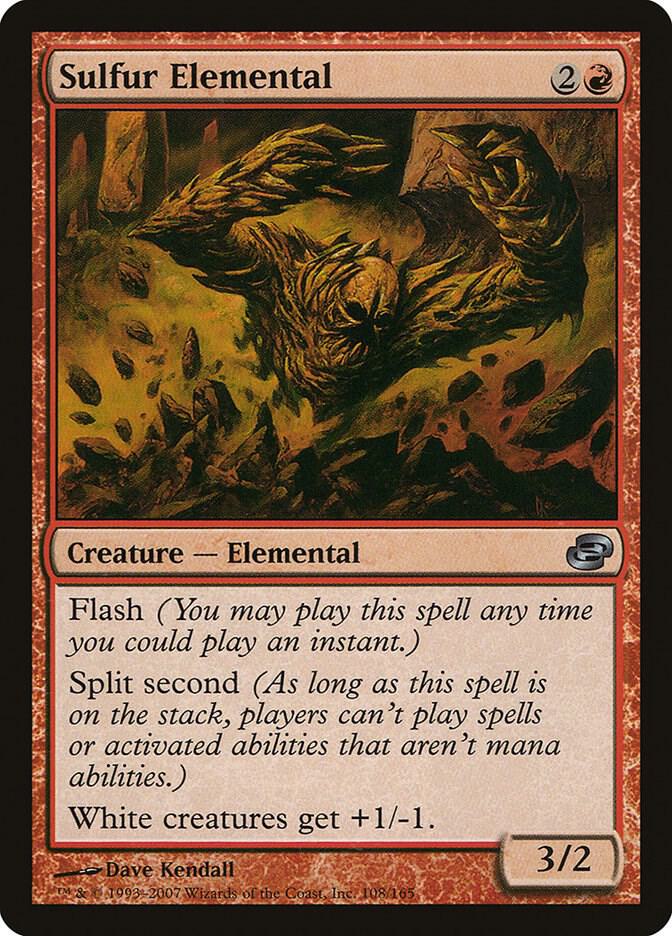 Sulfur Elemental 108 (Planar Chaos)  - Foil | Good Games Adelaide SA