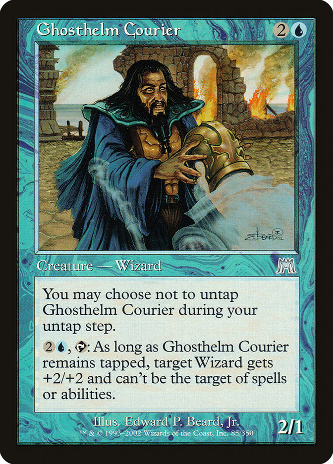 Ghosthelm Courier 85 (Onslaught)  - Foil | Good Games Adelaide SA