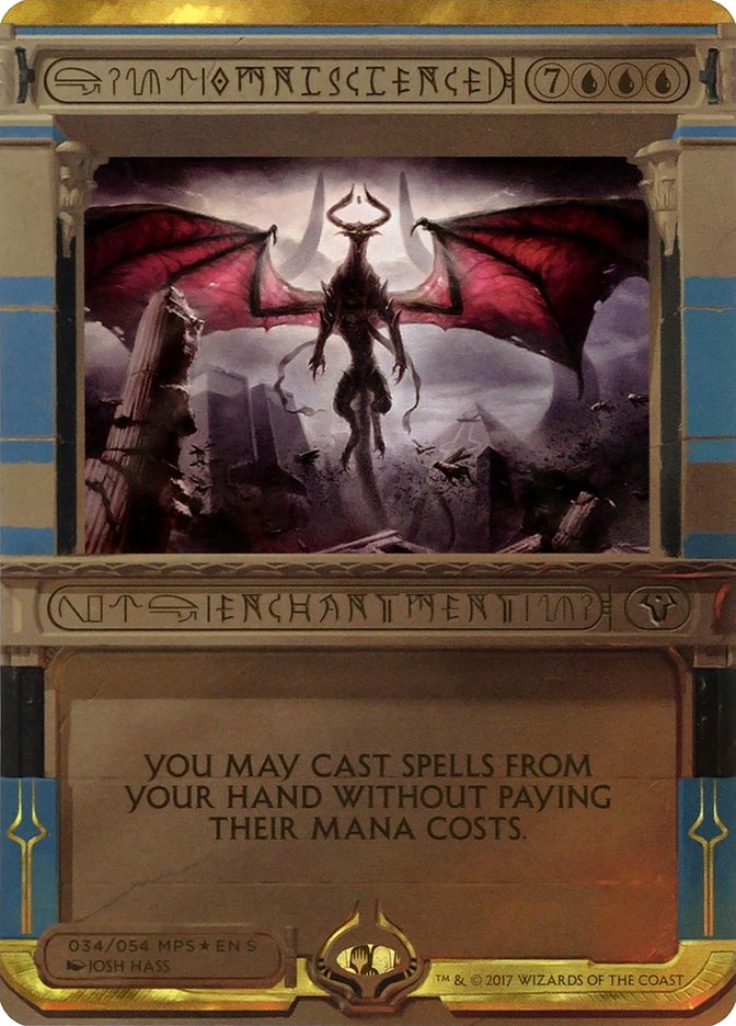 Omniscience [Amonkhet Invocations] | Good Games Adelaide SA