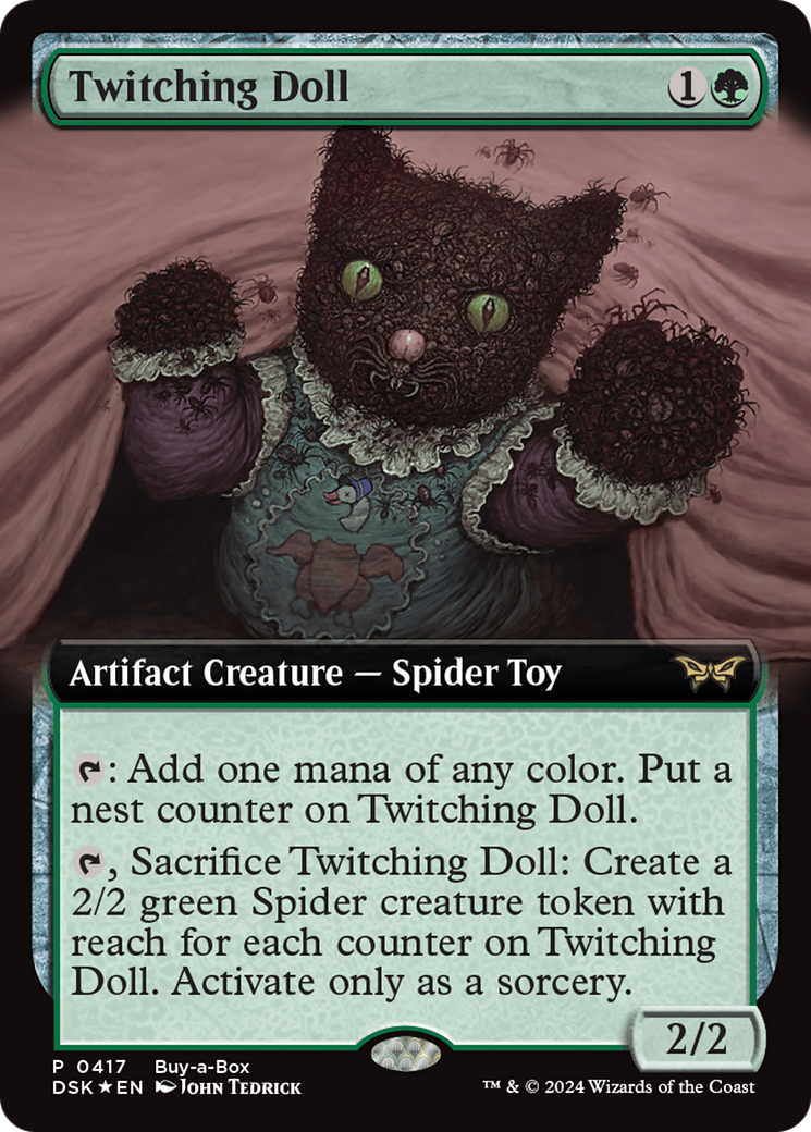 Twitching Doll (Extended Art) [Duskmourn: House of Horror Promos] | Good Games Adelaide SA