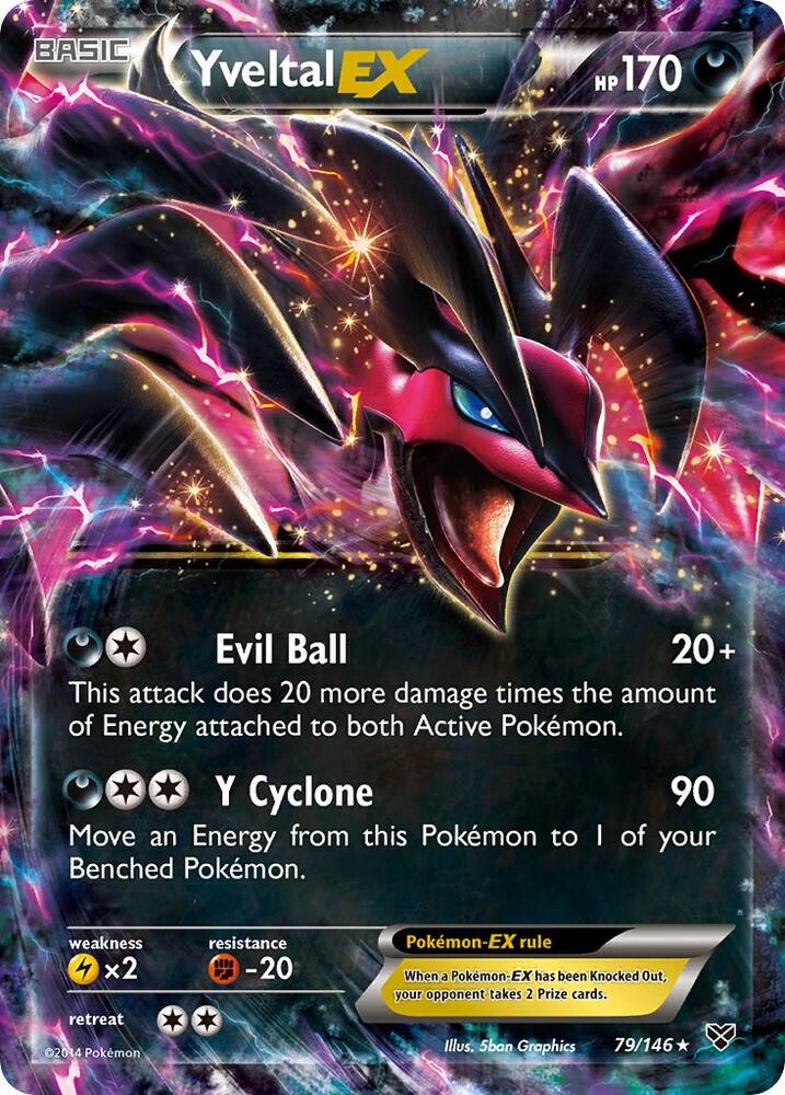 Yveltal EX 79/146 (XY Base Set)  - Holofoil | Good Games Adelaide SA