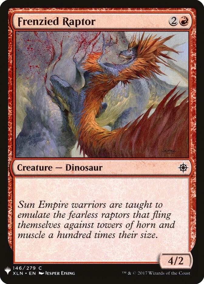 Frenzied Raptor 146 (The List Reprints)  | Good Games Adelaide SA