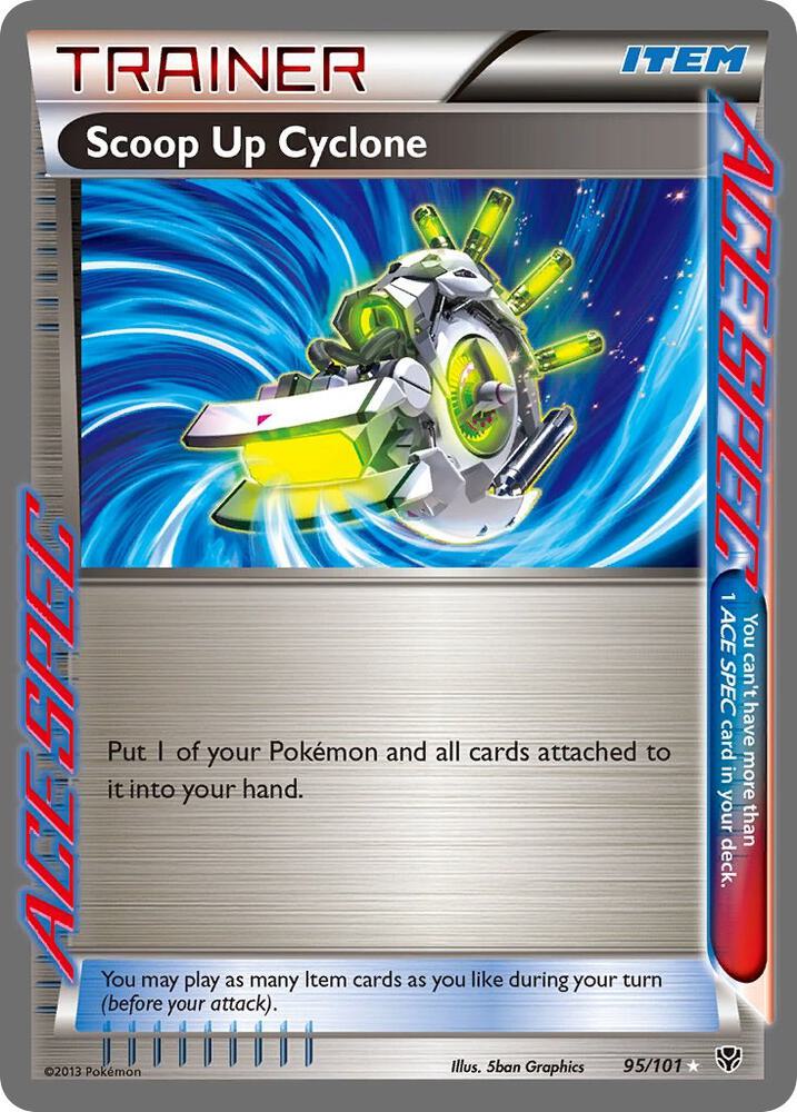 Scoop Up Cyclone 95/101 (Plasma Blast)  - Holofoil | Good Games Adelaide SA