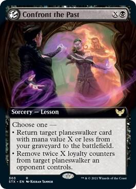 Confront the Past Extended Art 303 (Strixhaven: School of Mages)  | Good Games Adelaide SA