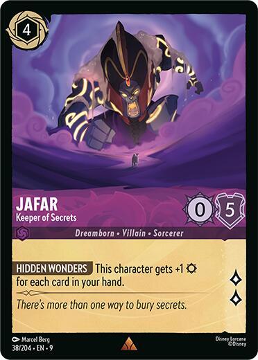 Jafar Keeper of Secrets 38/204 (Fabled)  | Good Games Adelaide SA