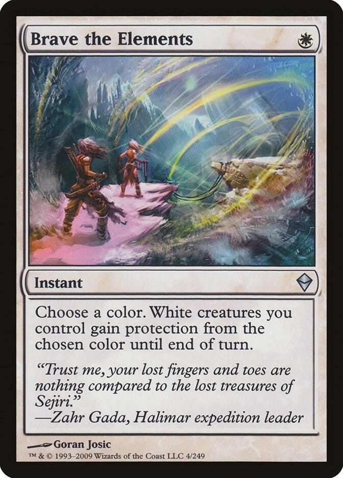 Brave the Elements 4 (Zendikar)  - Foil | Good Games Adelaide SA
