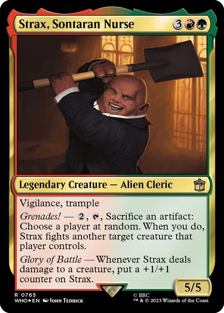 Strax, Sontaran Nurse 765 (Universes Beyond: Doctor Who)  - Foil | Good Games Adelaide SA