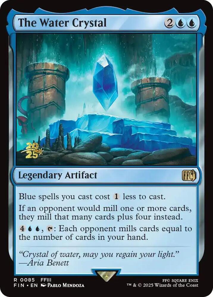 The Water Crystal 85 (Prerelease Cards)  - Foil | Good Games Adelaide SA