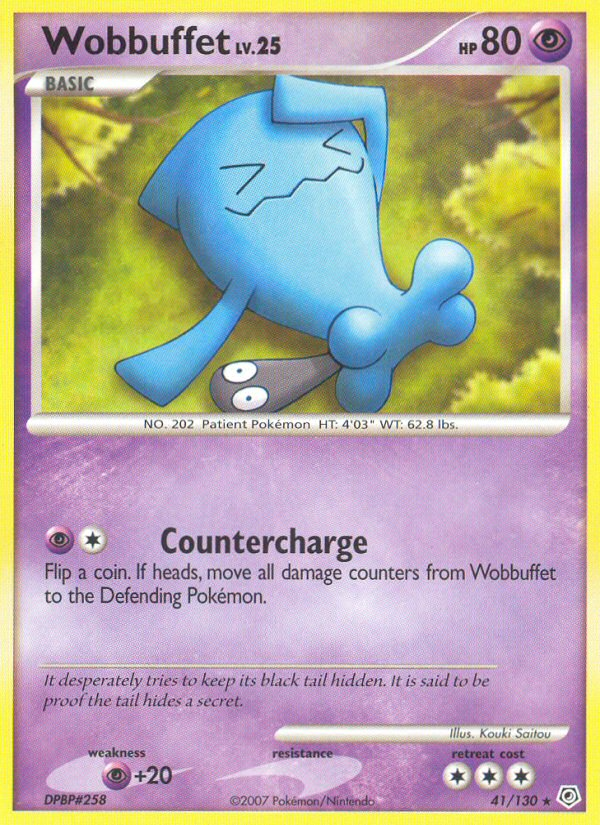 Wobbuffet (41/130) [Diamond & Pearl: Base Set] | Good Games Adelaide SA