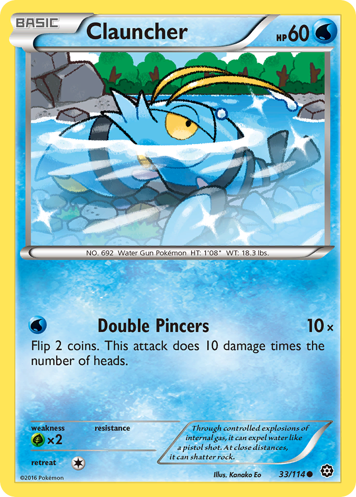 Clauncher (33/114) [XY: Steam Siege] | Good Games Adelaide SA
