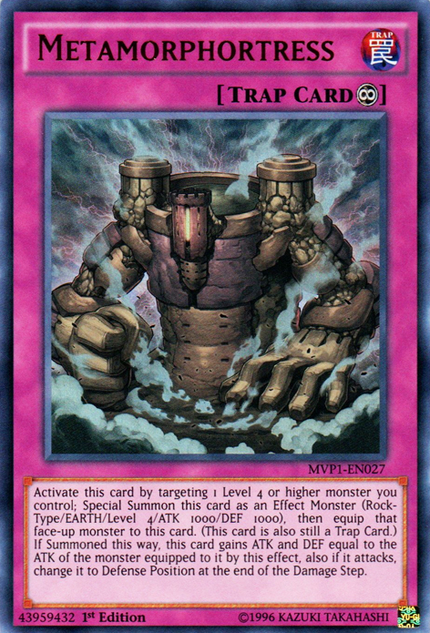 Metamorphortress [MVP1-EN027] Ultra Rare | Good Games Adelaide SA