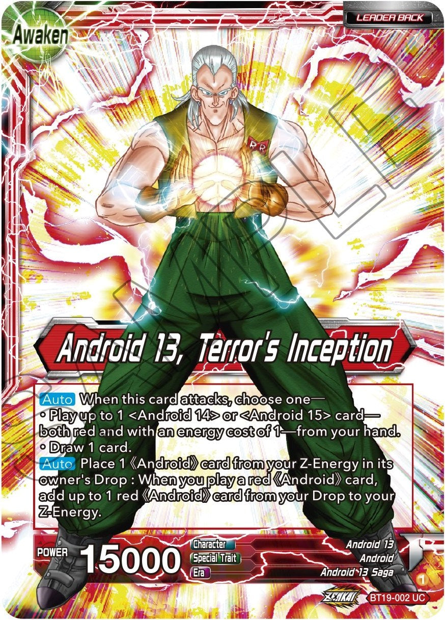 Gero's Supercomputer // Android 13, Terror's Inception (BT19-002) [Fighter's Ambition] | Good Games Adelaide SA