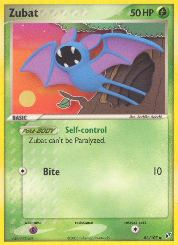 Zubat (83/107) [EX: Deoxys] | Good Games Adelaide SA