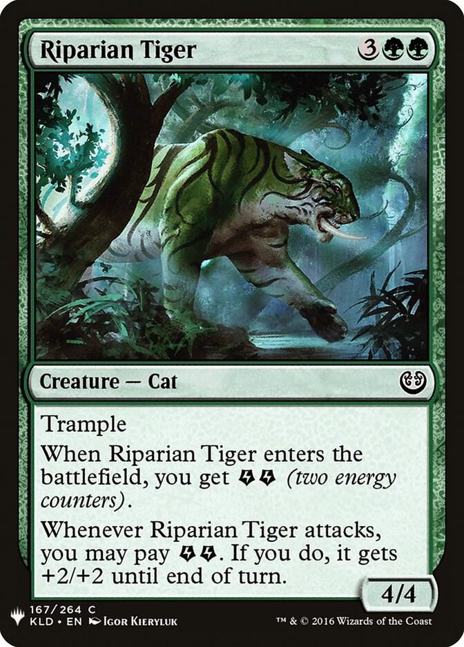 Riparian Tiger 167 (The List Reprints)  | Good Games Adelaide SA