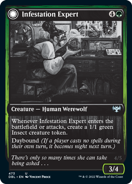 Infestation Expert // Infested Werewolf [Innistrad: Double Feature] | Good Games Adelaide SA