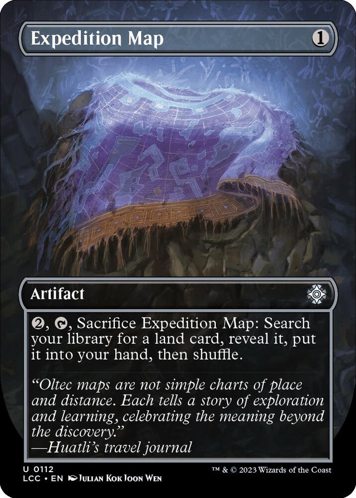 Expedition Map 112 (Commander: The Lost Caverns of Ixalan)  - Foil | Good Games Adelaide SA