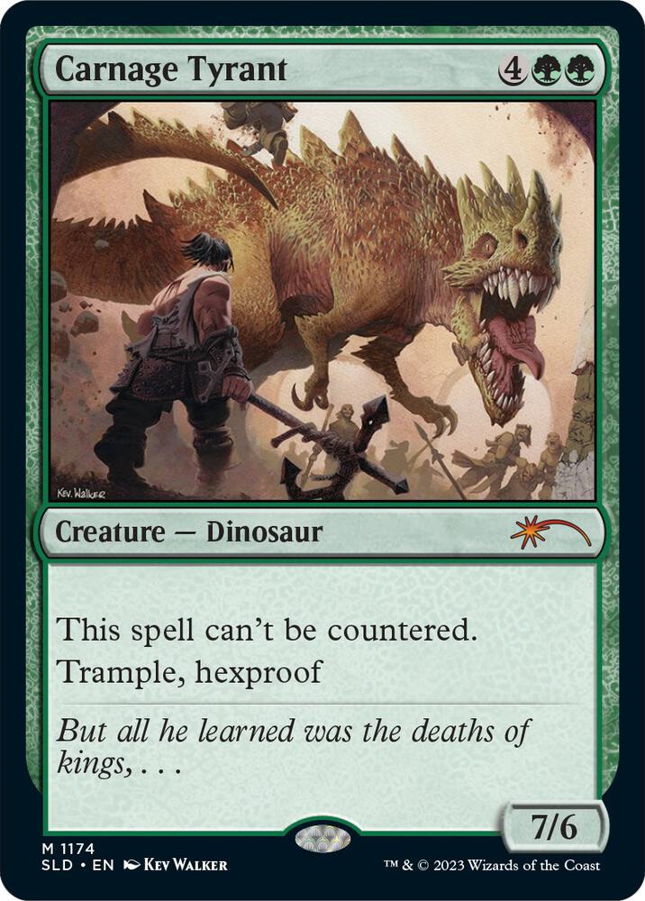Carnage Tyrant 1174 (Secret Lair Drop Series)  - Foil | Good Games Adelaide SA