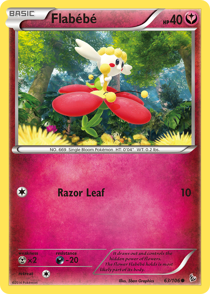Flabebe (63/106) [XY: Flashfire] | Good Games Adelaide SA
