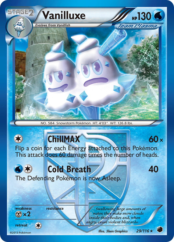 Vanilluxe (29/116) [Black & White: Plasma Freeze] | Good Games Adelaide SA