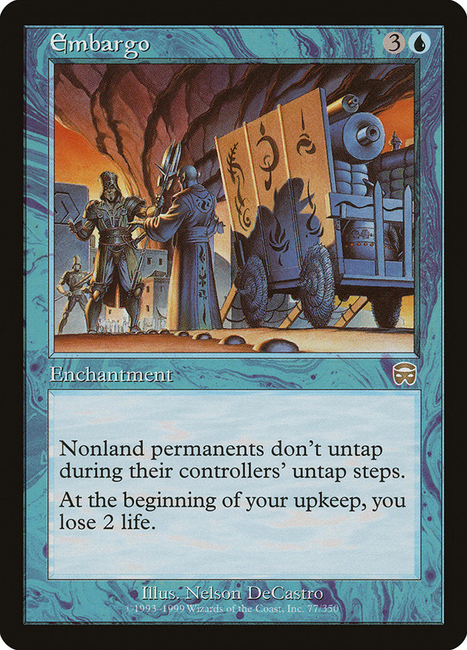 Embargo 77 (Mercadian Masques)  - Foil | Good Games Adelaide SA