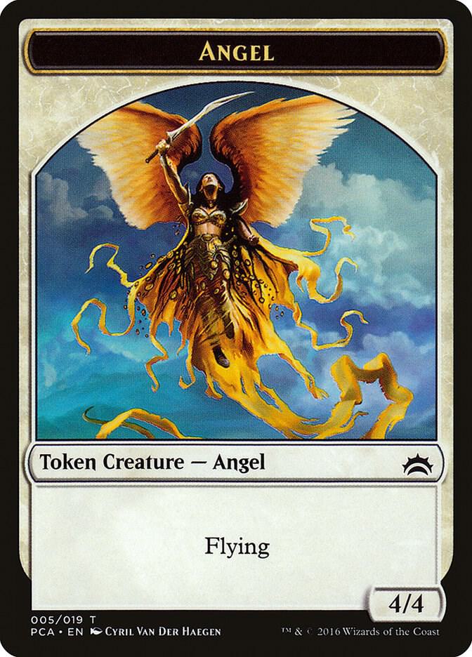 Angel // Saproling 5 // 19 (Planechase Anthology)  | Good Games Adelaide SA