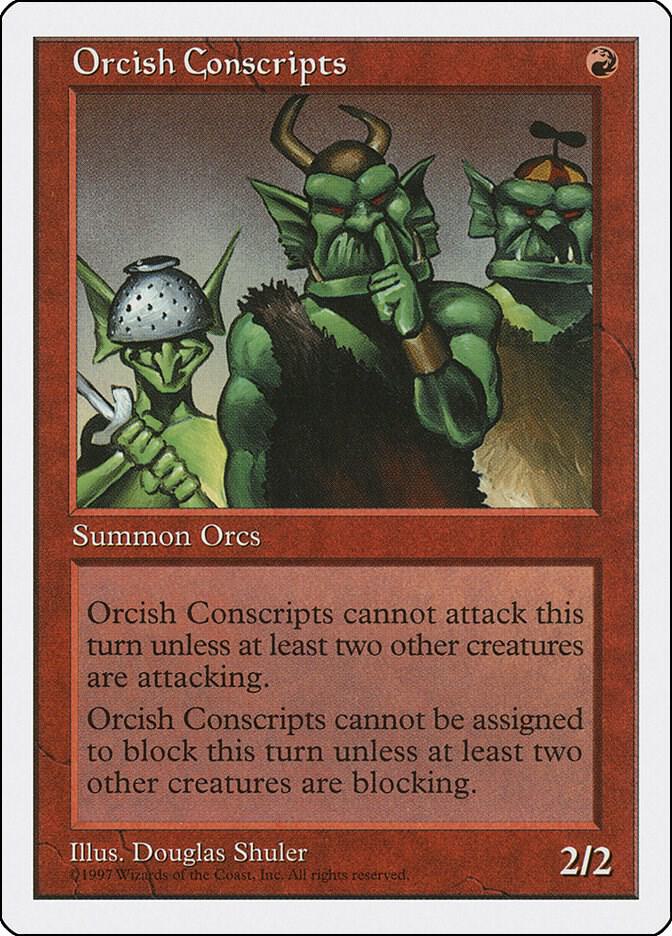 Orcish Conscripts 255/455 (Fifth Edition)  | Good Games Adelaide SA