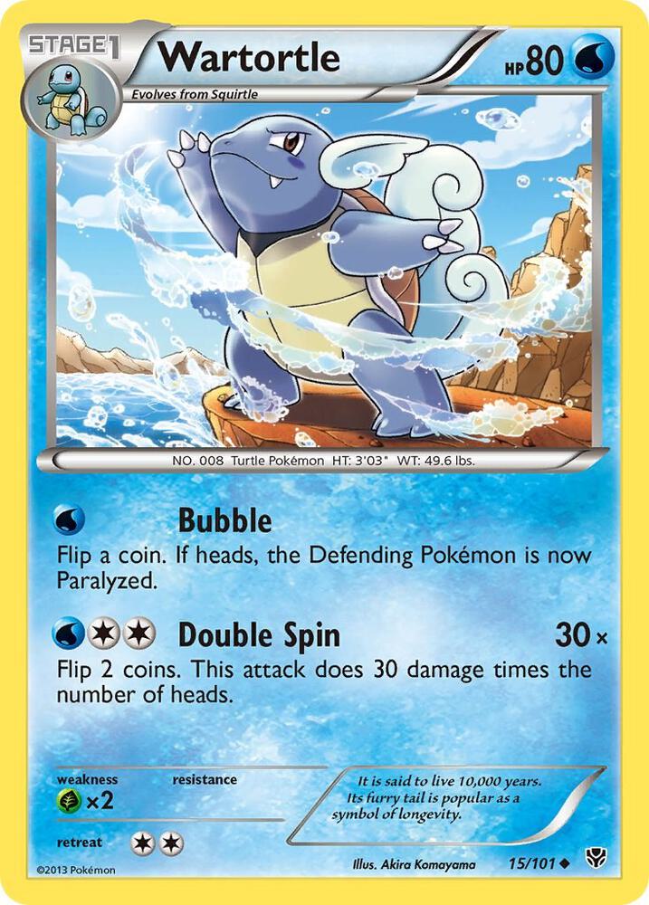 Wartortle 15/101 (Plasma Blast)  | Good Games Adelaide SA